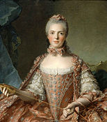 Princino Marie Adélaïde de Francio ĉefadene (1756) Versailles, Musée national du Château et des Trianons