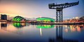格拉斯哥蘇格蘭會展會議中心與水電競技場以及菲尼斯顿起重机
