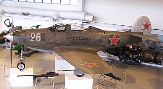 P-39 con emblemas soviéticos.