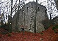 Palas der Burgruine Poppberg auf dem Poppberg