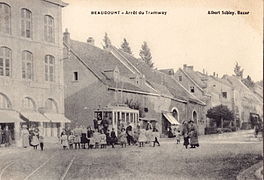 Tramway sur la Place centrale