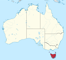 Tasmania – Localizzazione