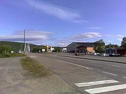 Centrum i Utsjoki by