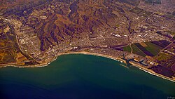 Ventura, California, viewed from the west