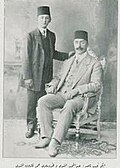 Şehzade Abdülmecid ve oğlu Ömer Faruk Efendi, 1 Ekim 1910