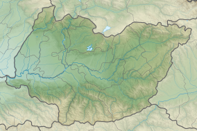 Map showing the location of Tskaltsitela Gorge Natural Monument