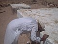 Grave of the 14th, 16th and 17th dai (the bigger one) Zimarmar fort, Yemen