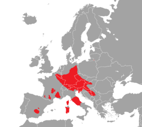 Udbredelse i Europa