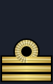 Distintivo per paramano di tenente di vascello (grado omologo) della Marina Militare Italiana