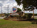 Welcome sign in Rosenberg, Texas