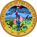 Seal of Iowa.