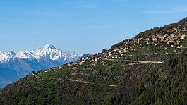 Veysonnaz as seen from Nendaz