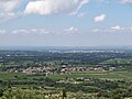 Blick von Crillon-le-Brave in die Ebene von Carpentras