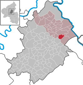 Kaart van Wiebelsheim