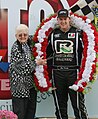 2017 National Short Track Championship winner Alex Prunty (right) with owner Jody Deery