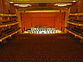 Intérieur de l'Abravanel Hall house, États-Unis