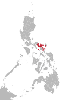 Bikol Sentral language map.png