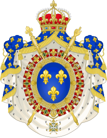 Coat of Arms of the Bourbon Restoration (1815-30) (1).svg