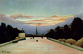 La tour Eiffel peinte par Henri Rousseau, 1898, Houston Museum of Fine Arts, Houston