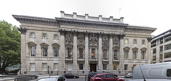 Goldsmiths' Hall, siège de la Vénérable Compagnie des Orfèvres.