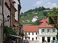 Blick vom Markt auf die Schweigenberge