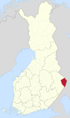 Lage von Ilomantsi in Finnland