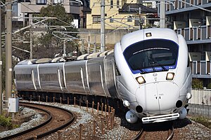 日豊本線の特急「ソニック」 （2021年3月 朽網駅 - 苅田駅間）