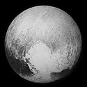 Pluto viewed by New Horizons (13 July 2015).