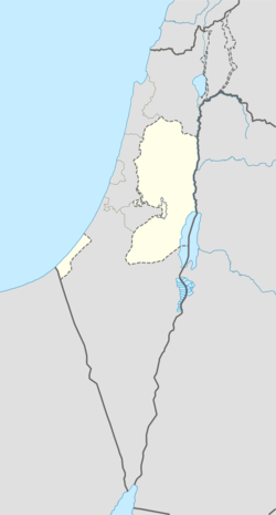 Mukhmas is located in State of Palestine