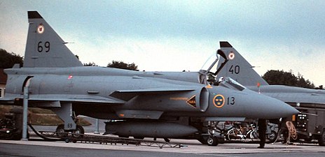 JA 37 Viggen (1980–1993).