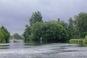 Vue de l'île, le 21 juin 2008.