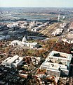 Vista aerea del National Mall verso ovest