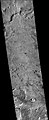 A Sklodowska-kráter a CTX felvételén