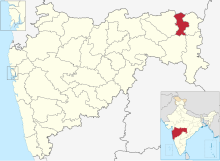 Bhandara in Maharashtra (India).svg