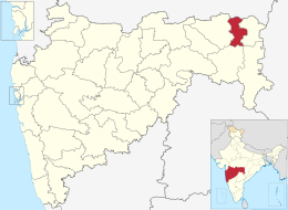 Distretto di Bhandara – Mappa