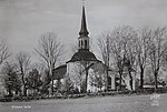 Bromma kyrka på ett vykort 1962