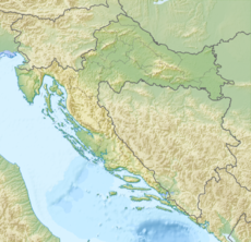 Dinara ubicada en Croacia