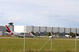 Décollage de l'ATR 42-500 Hop! for Air France direction Toulouse (Avril 2017)