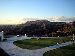 Vue du panneau Hollywood depuis l’observatoire.