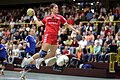 Image 7 Handball-Bundesliga (women) Credit: Kuebi Mara Friton in a handball match in the German Handball-Bundesliga. More selected pictures