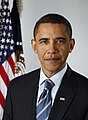 Barack Obama, ex Presidente degli Stati Uniti d'America ed esponente del Partito Democratico.