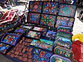 Image 44Hand painted crafts at the Otavalo Artisan Market (from Culture of Ecuador)