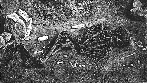 Grave from Menton, France