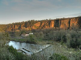 Maine River at Pont-Caffino.