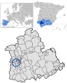 Розташування муніципалітету Умбрете у провінції Севілья