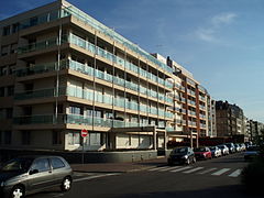 Arquitectura de los años 1970 en la rue Aguado