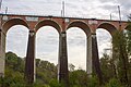 Les arches nord du viaduc.