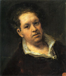 Francisco Goya Autorretrato, (1815)