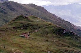 Sky burial site, Yerpa.