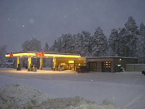 St1-station i Kajana, Finland